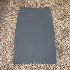 LuLaRoe Gray Cassie Pencil Skirt
